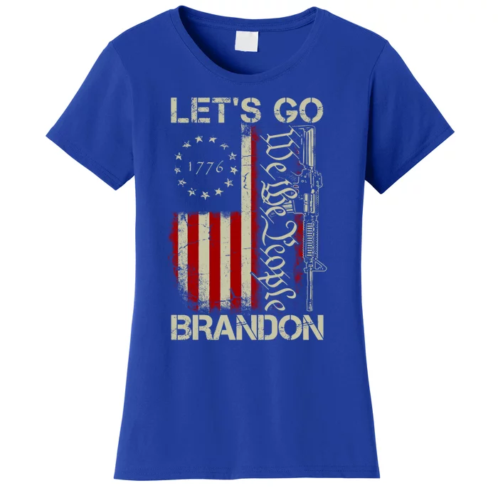 Usa Flag LetS Go Branson Brandon Lets Go Branson Gift Women's T-Shirt