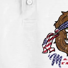 Us Flag Merica Volleyball Memorial Day 4th Of July Dry Zone Grid Performance Polo