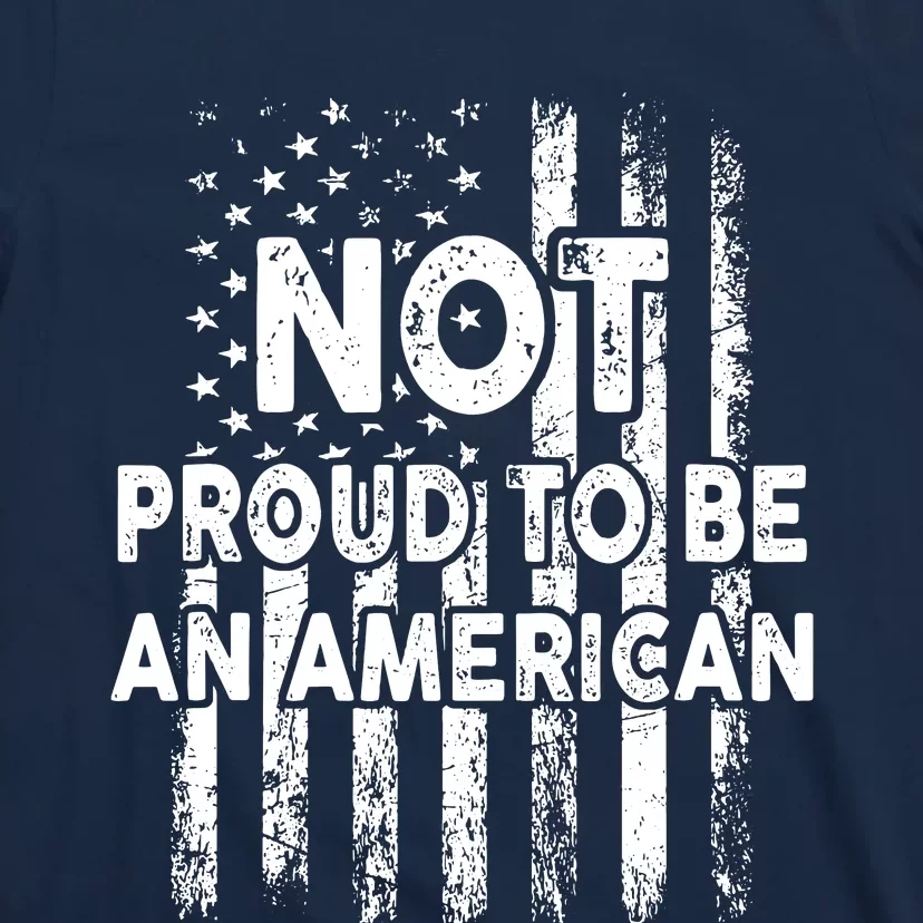 Usa Flag Not Proud To Be An American Citizen Veteran Women Tank Top T-Shirt