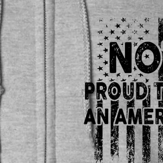 Usa Flag Not Proud To Be An American Citizen Veteran Women Tank Top Full Zip Hoodie