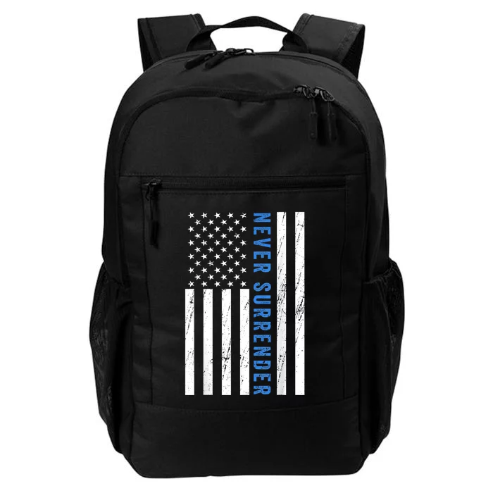 US Flag Never Surrender Merch Daily Commute Backpack