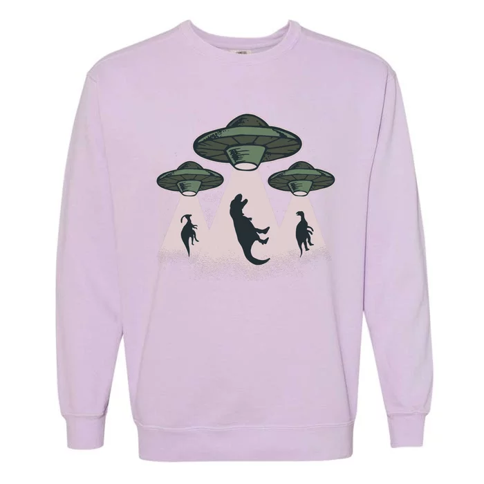 UFO Dinos Garment-Dyed Sweatshirt