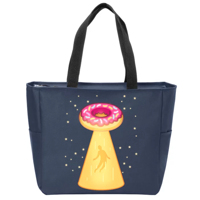 UFO Donuts Zip Tote Bag