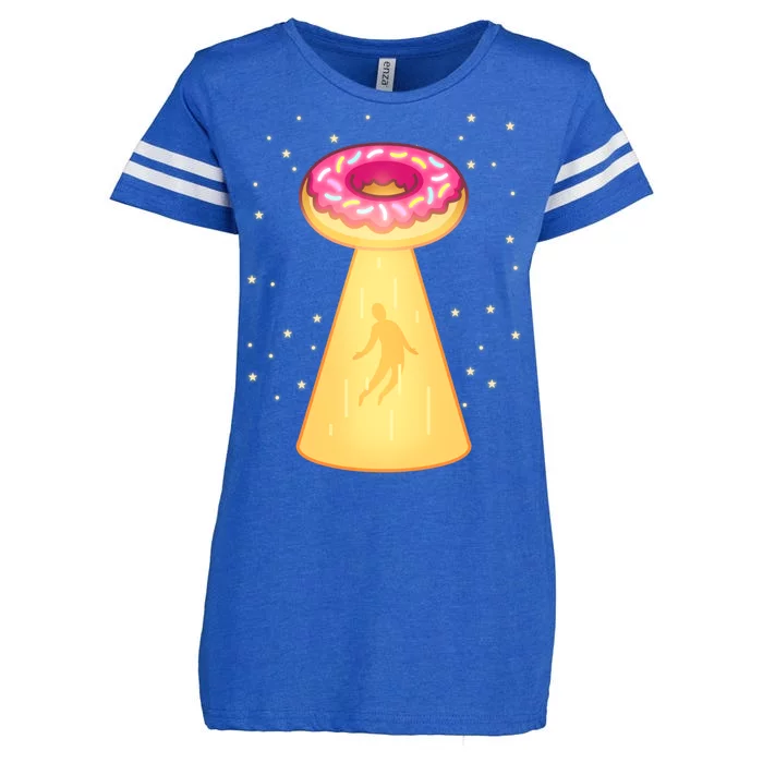 UFO Donuts Enza Ladies Jersey Football T-Shirt