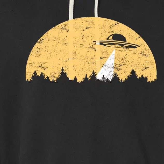 UFO Moon Wilderness Garment-Dyed Fleece Hoodie