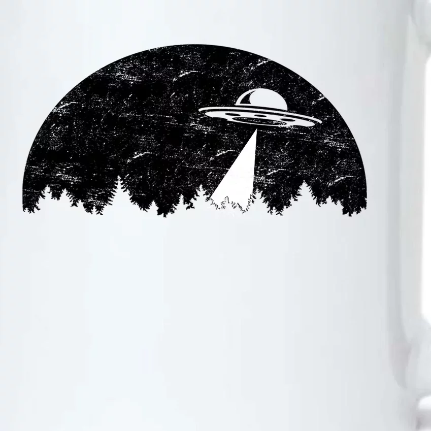 UFO Moon Wilderness Black Color Changing Mug