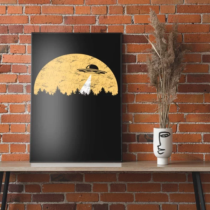 UFO Moon Wilderness Poster