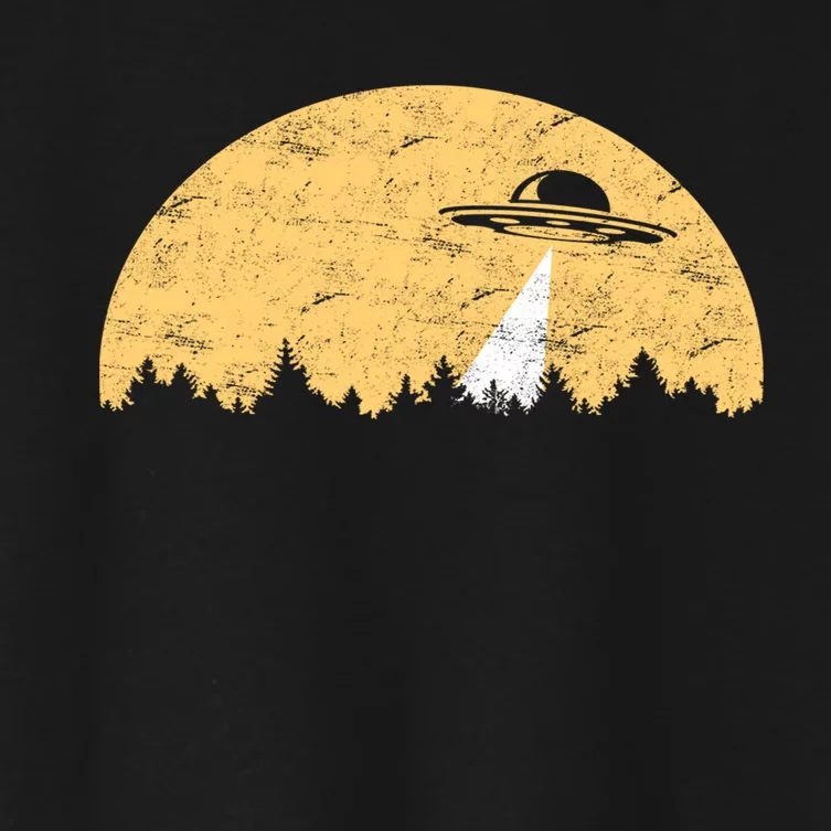 UFO Moon Wilderness Women's Crop Top Tee