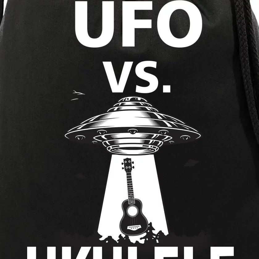 UFO Vs Ukulele Drawstring Bag