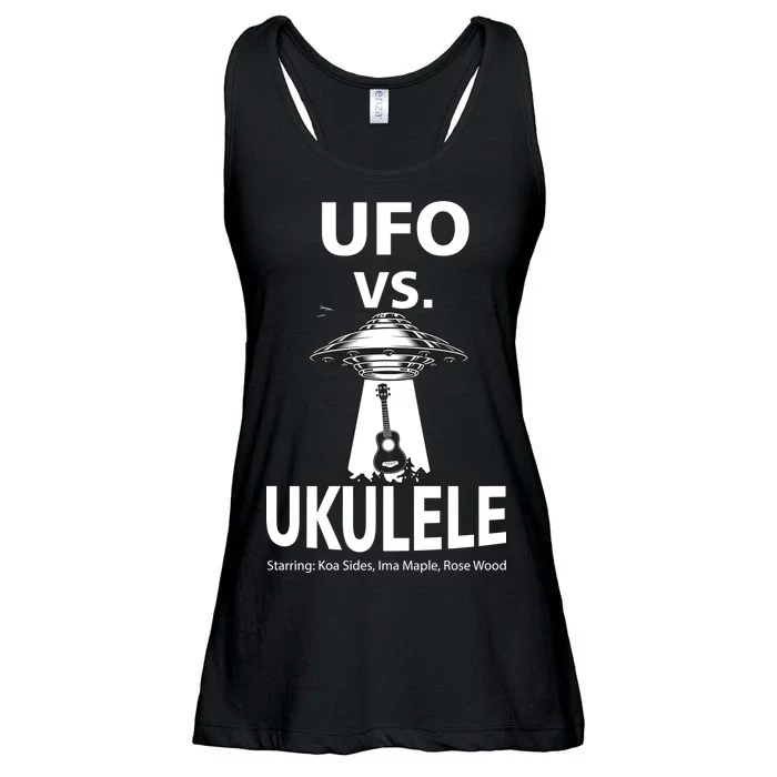 UFO Vs Ukulele Ladies Essential Flowy Tank