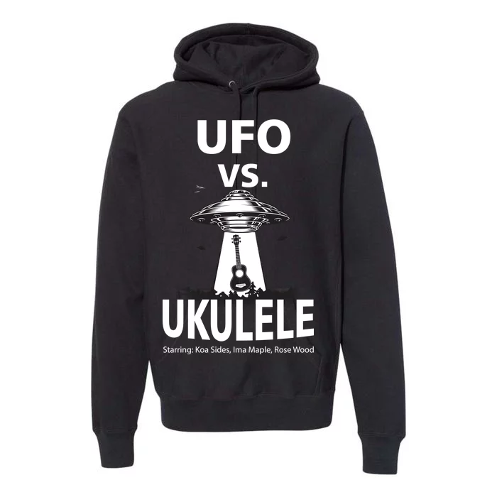 UFO Vs Ukulele Premium Hoodie