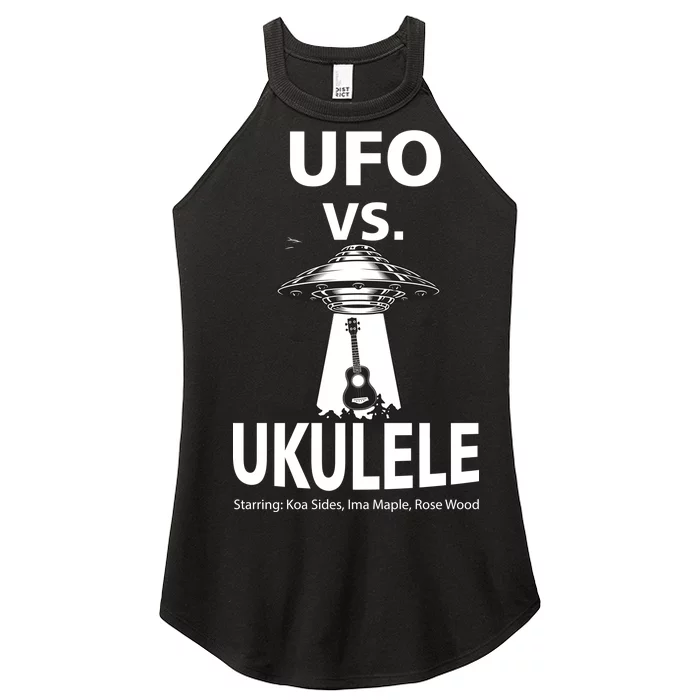 UFO Vs Ukulele Women’s Perfect Tri Rocker Tank