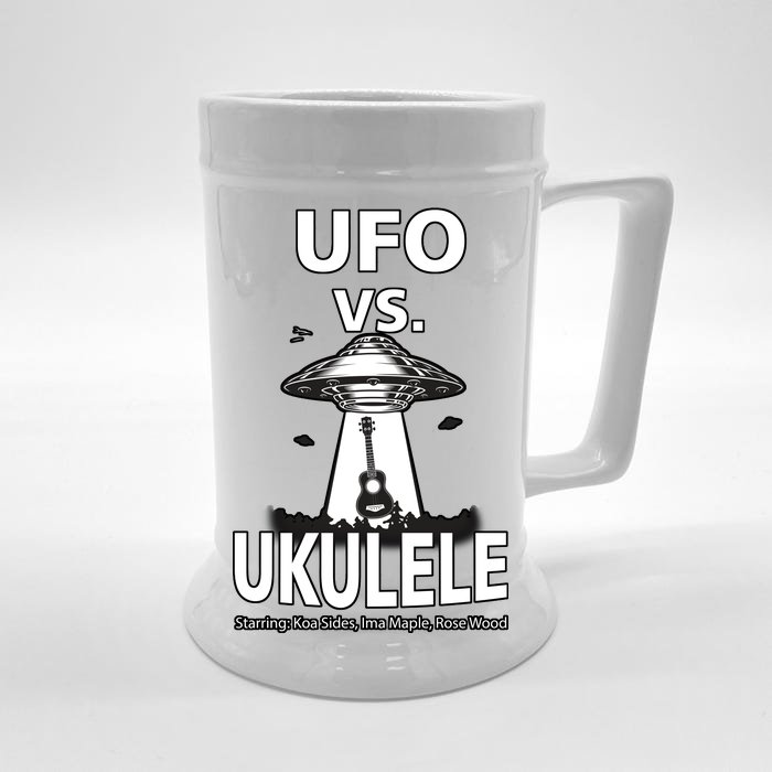 UFO Vs Ukulele Front & Back Beer Stein