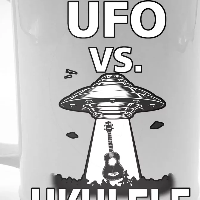 UFO Vs Ukulele Front & Back Beer Stein