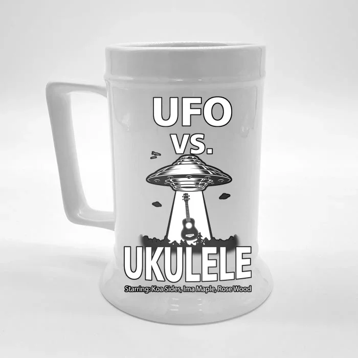 UFO Vs Ukulele Front & Back Beer Stein