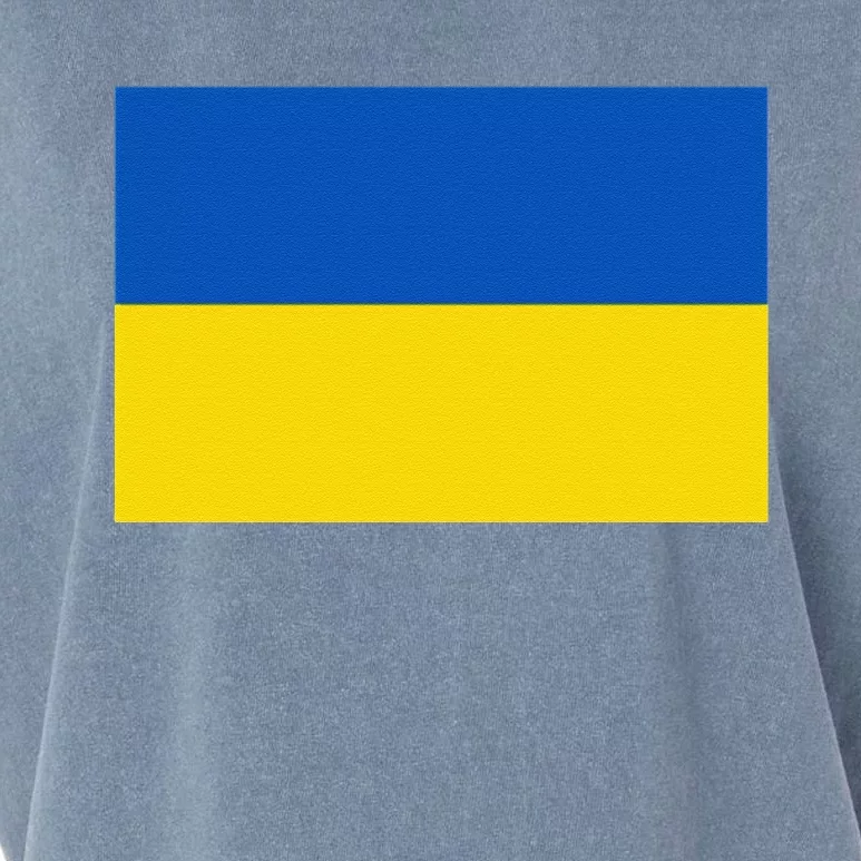 Ukrainian Flag Of Ukraine Sweat Garment-Dyed Women's Muscle Tee