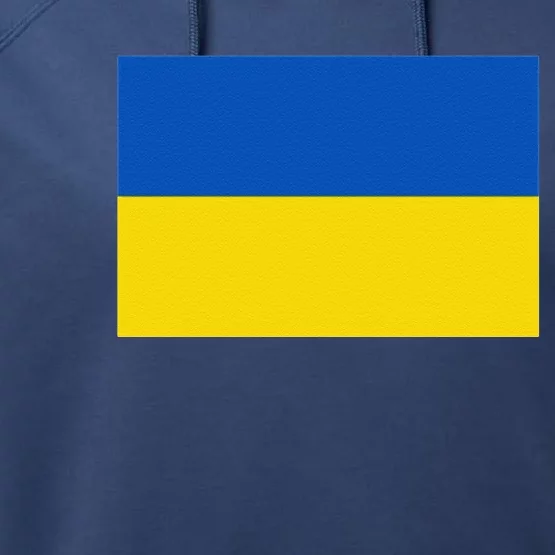 Ukrainian Flag Of Ukraine Sweat Performance Fleece Hoodie