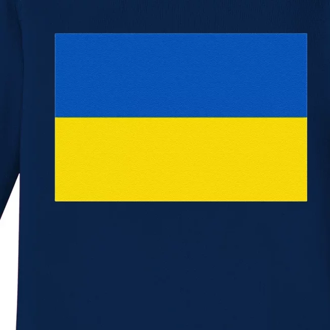 Ukrainian Flag Of Ukraine Sweat Baby Long Sleeve Bodysuit