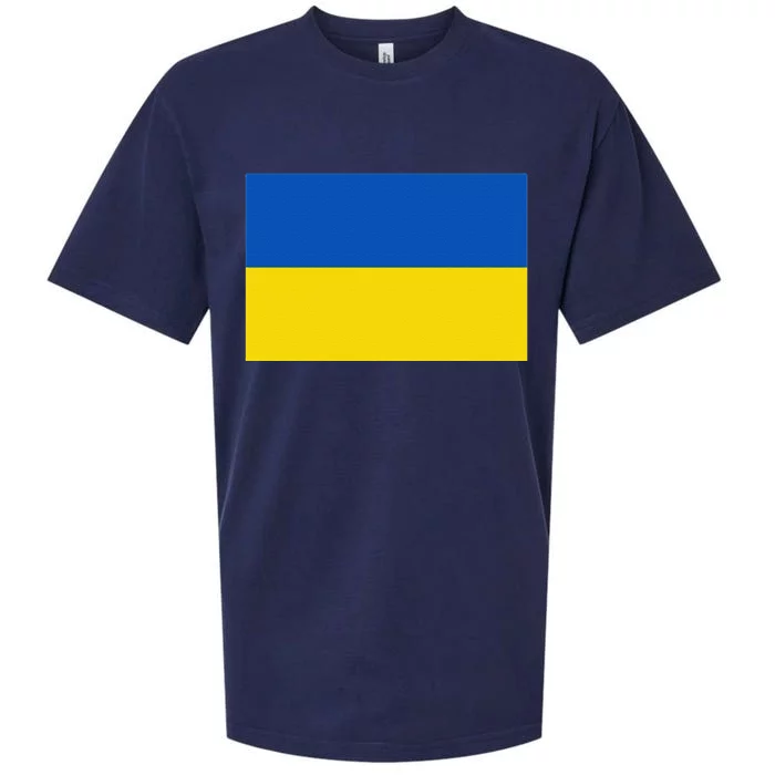 Ukrainian Flag Of Ukraine Sweat Sueded Cloud Jersey T-Shirt