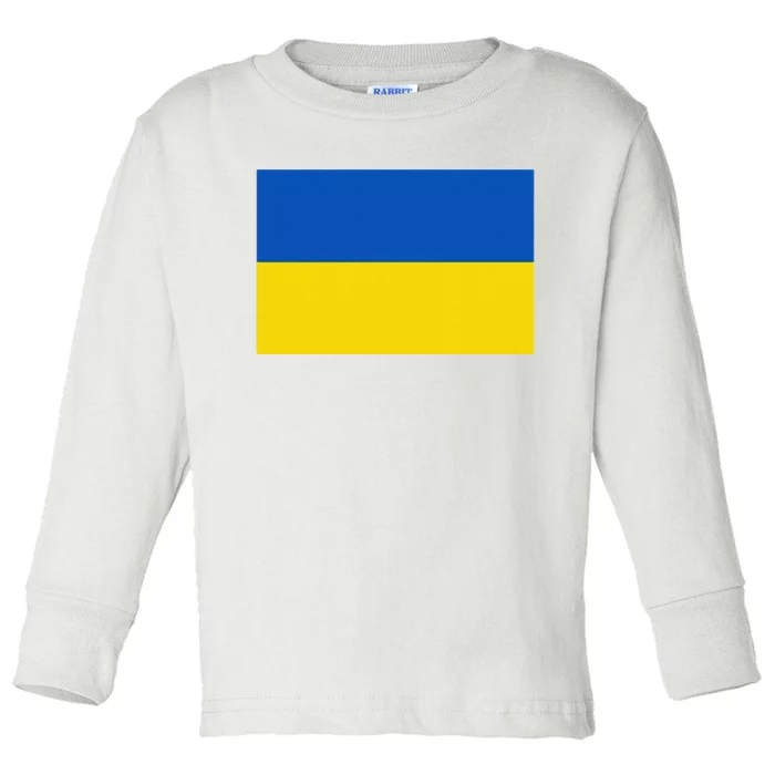 Ukrainian Flag Of Ukraine Sweat Toddler Long Sleeve Shirt