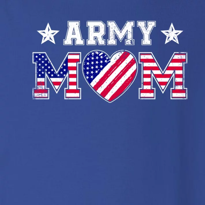 Usa Flag Proud Army National Guard Mom Military Mother's Day Gift Toddler Long Sleeve Shirt