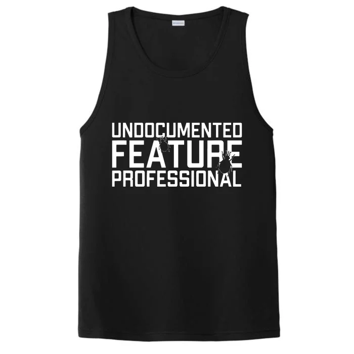 Undocumented Feature Professional Coder Software Developer Performance Tank