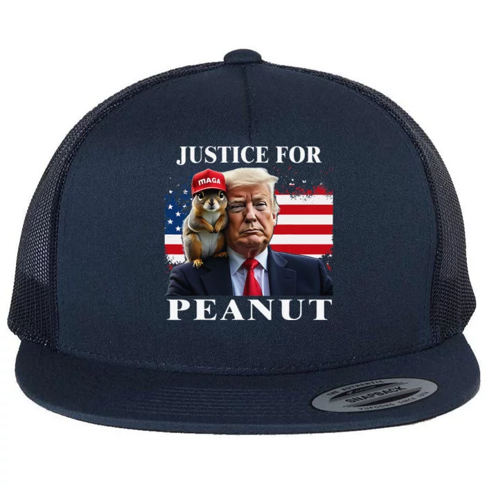 Ustice For Peanut And Fred Flat Bill Trucker Hat