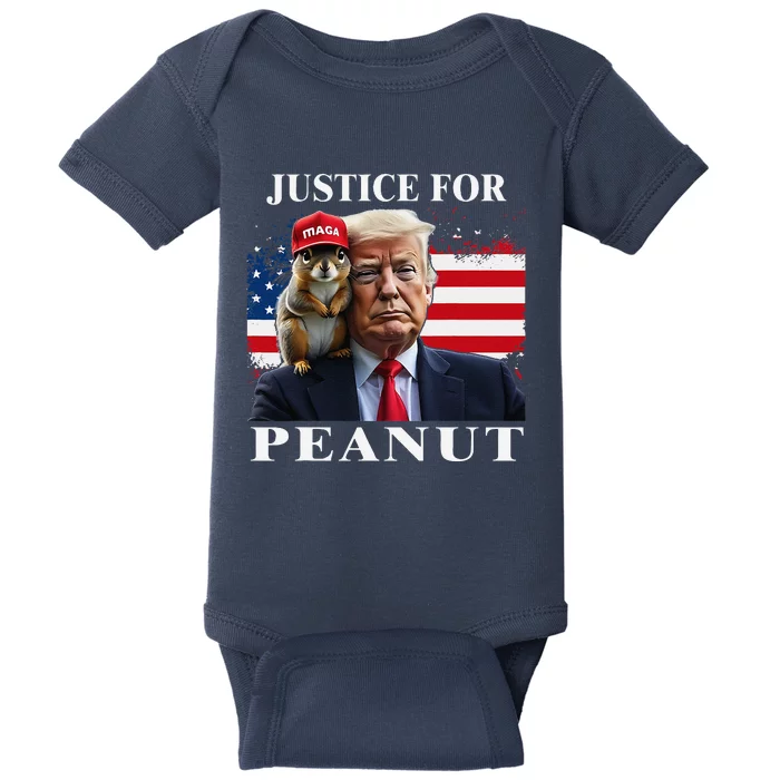 Ustice For Peanut And Fred Baby Bodysuit