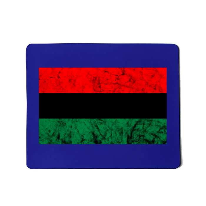 Unia Flag Pan African Freedom Roots Black Liberation Flag Gift Mousepad