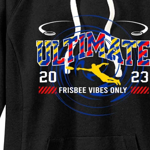 Ultimate Frisbee Player Disc Golf Women's Fleece Hoodie