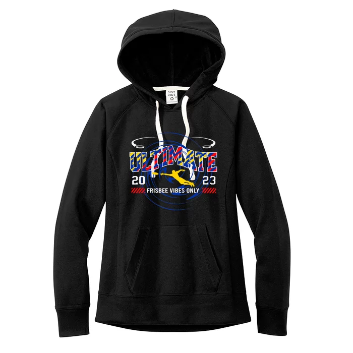 Ultimate Frisbee Player Disc Golf Women's Fleece Hoodie