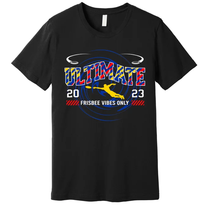 Ultimate Frisbee Player Disc Golf Premium T-Shirt