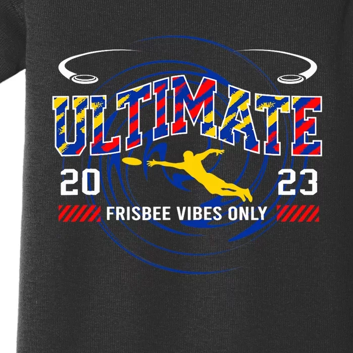 Ultimate Frisbee Player Disc Golf Baby Bodysuit