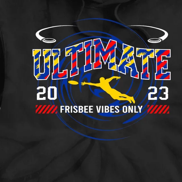 Ultimate Frisbee Player Disc Golf Tie Dye Hoodie