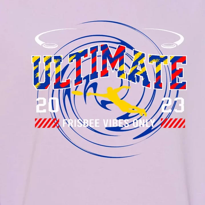 Ultimate Frisbee Player Disc Golf Garment-Dyed Sweatshirt