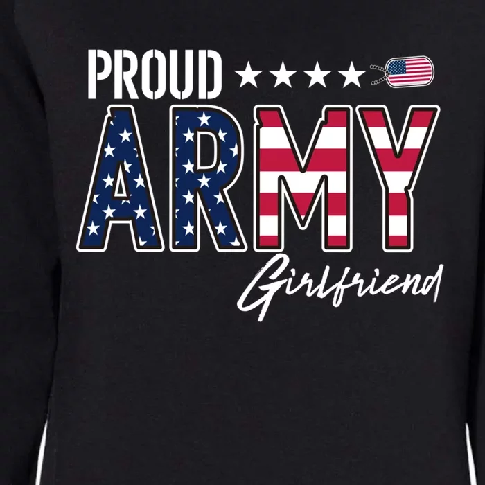 Us Flag Proud Army Friend Gift Womens California Wash Sweatshirt