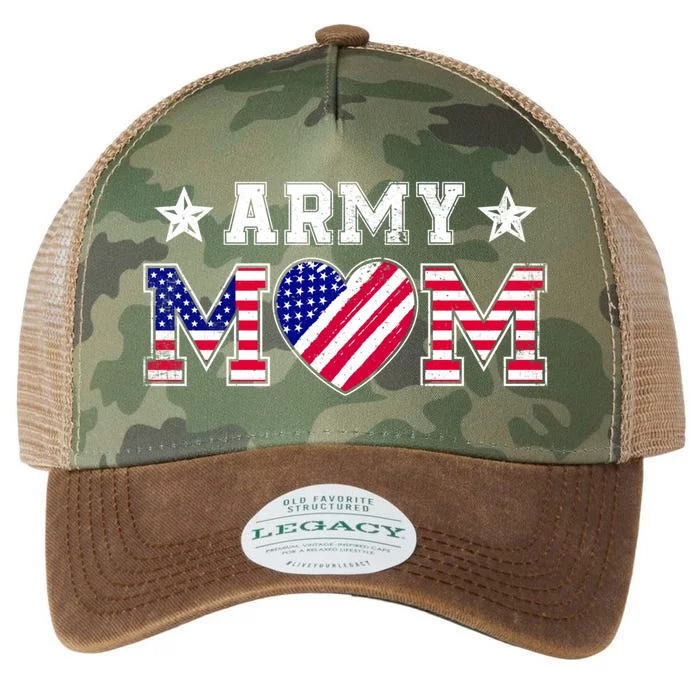 Usa Flag Proud Army National Guard Mom Military Mother's Day Gift Legacy Tie Dye Trucker Hat