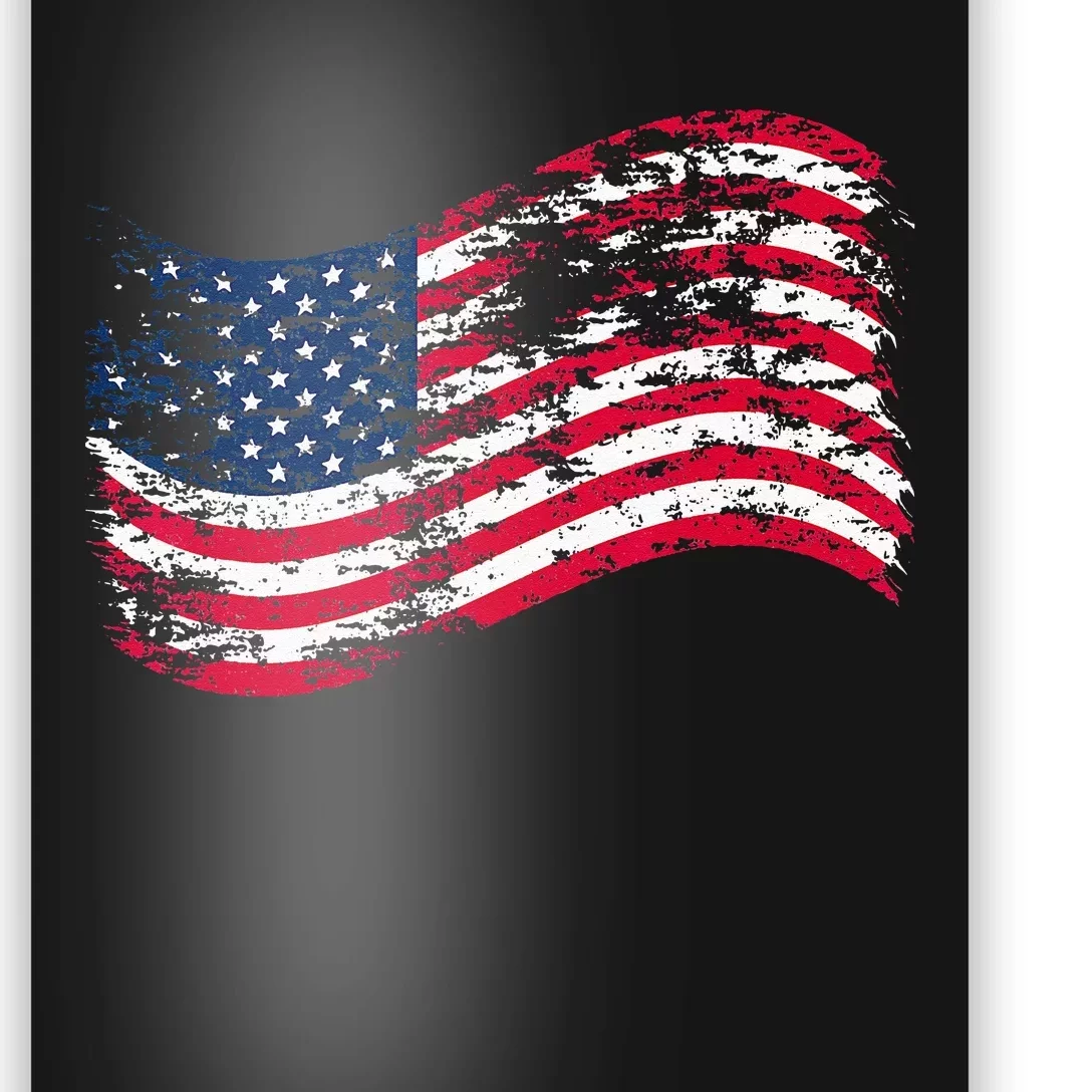 USA Flag Patriotic 4th of July America day of Independence Poster