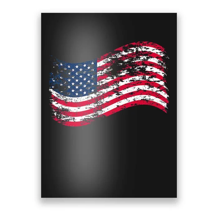 USA Flag Patriotic 4th of July America day of Independence Poster