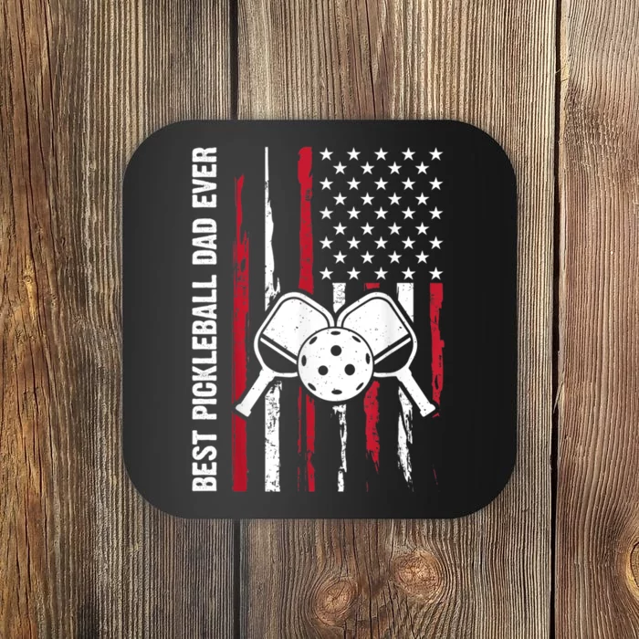 US Flag Pickleball Player Paddleball Lover Coaster