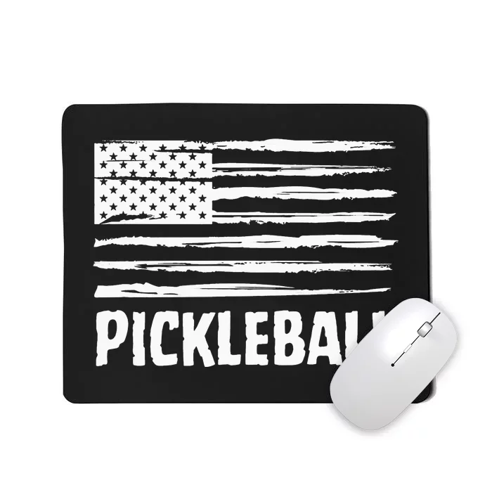 USA Flag Pickleball Vintage Cool Mousepad