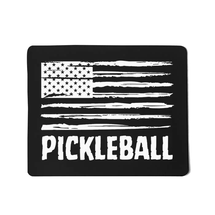 USA Flag Pickleball Vintage Cool Mousepad