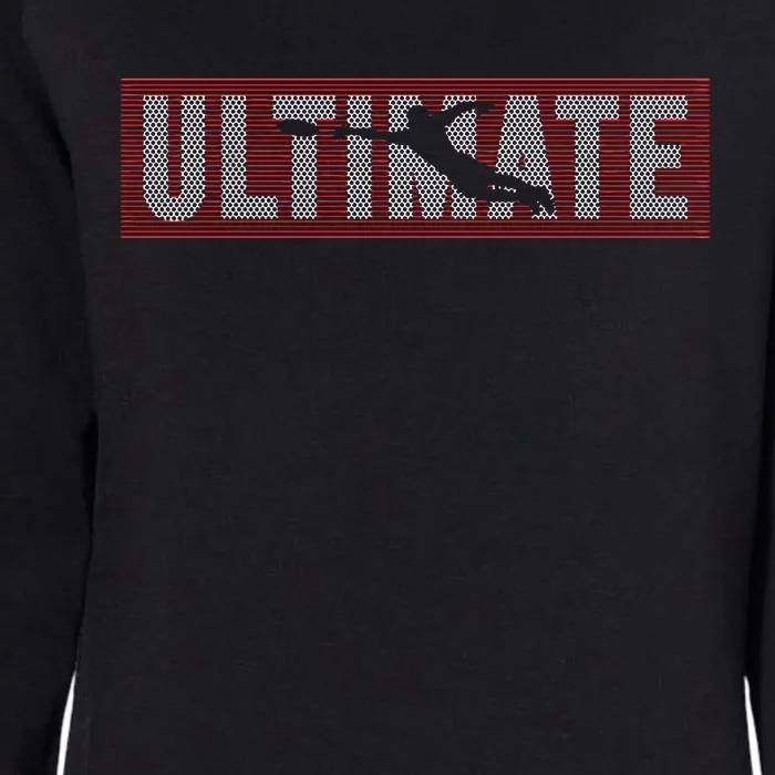 Ultimate Frisbee Player Disc Golf Womens California Wash Sweatshirt