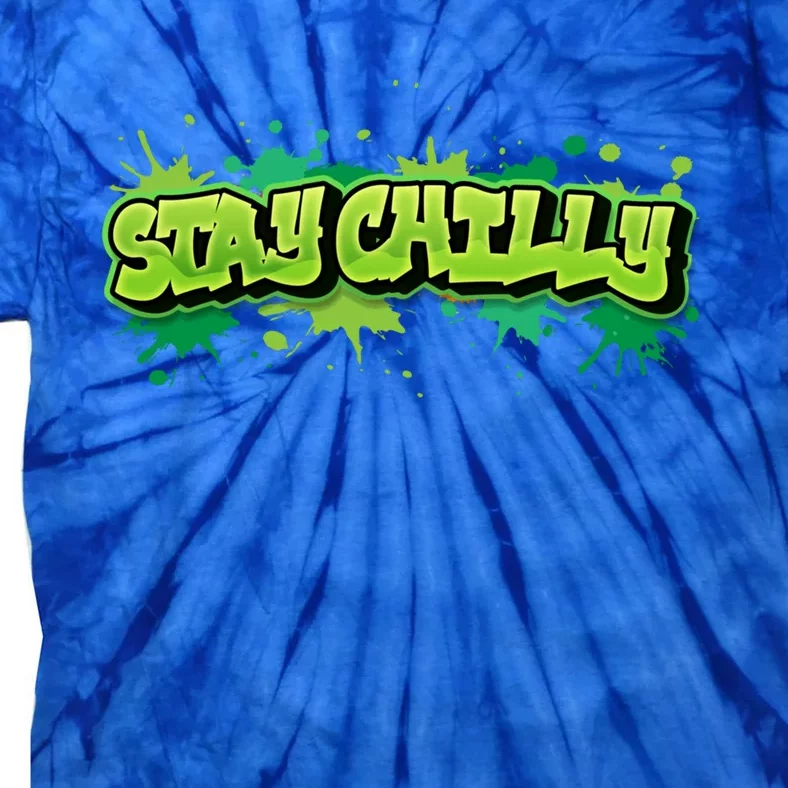 Ultimate Frisbee Player Stay Chilly Gift Tie-Dye T-Shirt