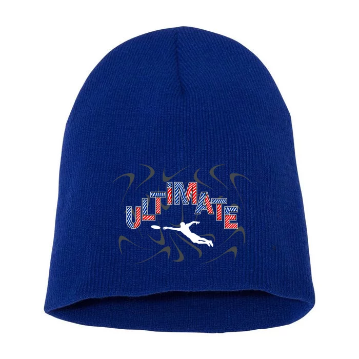 Ultimate Frisbee Player Disc Golf Vii Cute Gift Short Acrylic Beanie