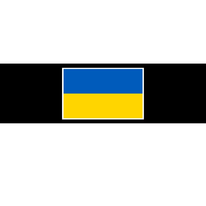 Ukraine Flag Pocket Logo Ukrainian National Colors Bumper Sticker