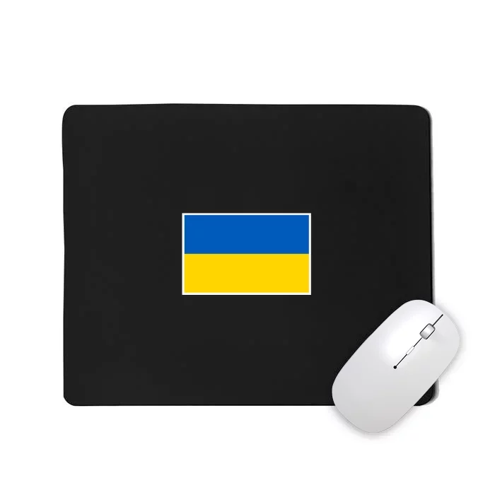 Ukraine Flag Pocket Logo Ukrainian National Colors Mousepad