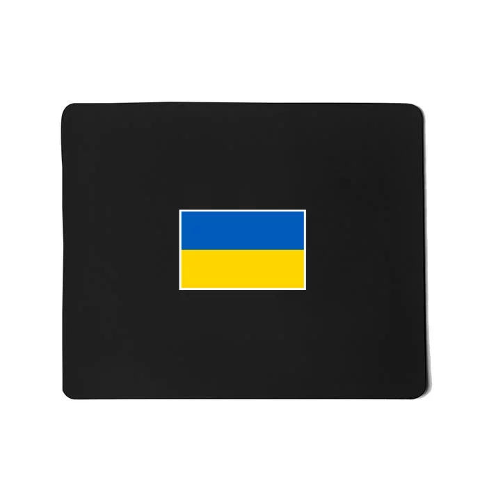 Ukraine Flag Pocket Logo Ukrainian National Colors Mousepad