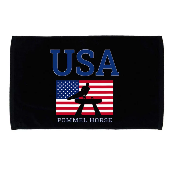 Usa Flag Pommel Horse Gymnastics Team American Gymnast Microfiber Hand Towel