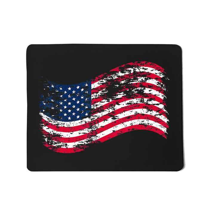 USA Flag Patriotic 4th of July America day of Independence Mousepad